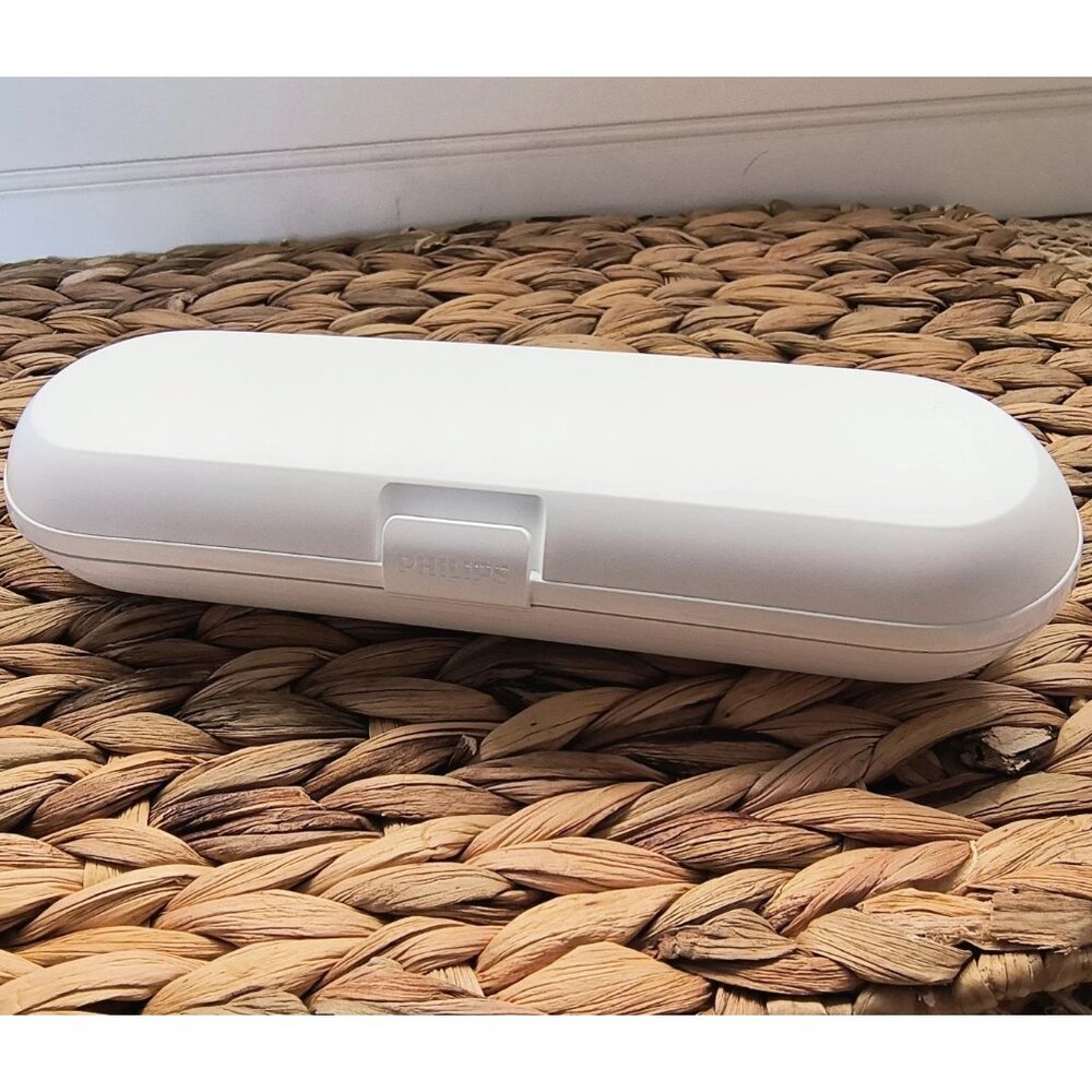Philips Sonicare Travel Toothbrush Case, Plastic White, NEW No Box